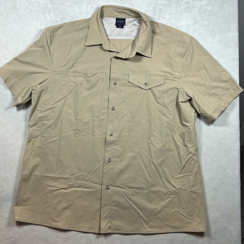 Bills Khaki XXL Standard Issue Beige Performance Short Sleeve Outdoor Shirt
